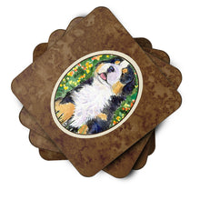 Load image into Gallery viewer, Bernese Mountain Dog Coasters - Set of 4 Lightweight Foam, Absorbent Drink Coasters