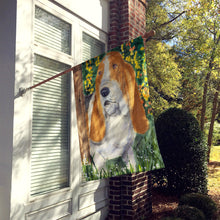 Load image into Gallery viewer, Basset Hound Flag Canvas House Size