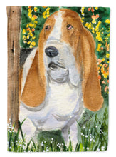 Load image into Gallery viewer, Basset Hound Garden Flag - Outdoor Decorative Yard Flag
