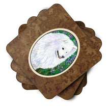 Load image into Gallery viewer, American Eskimo Coasters - Set of 4 Lightweight Foam, Absorbent Drink Coasters