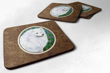 Load image into Gallery viewer, American Eskimo Coasters - Set of 4 Lightweight Foam, Absorbent Drink Coasters