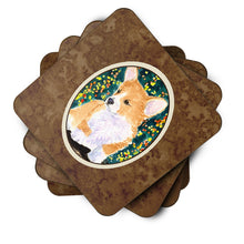 Load image into Gallery viewer, Corgi Coasters - Set of 4 Lightweight Foam, Absorbent Drink Coasters