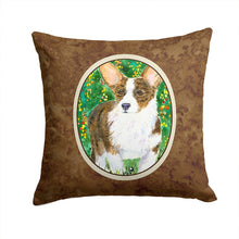 Load image into Gallery viewer, Corgi Throw Pillow - 14x14 Decorative Pillow – Art for Your Home &amp; Patio