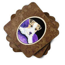 Load image into Gallery viewer, Fox Terrier Coasters - Set of 4 Lightweight Foam, Absorbent Drink Coasters