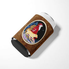 Load image into Gallery viewer, Santa Claus with  Golden Retriever Can or Bottle Beverage Insulator Hugger