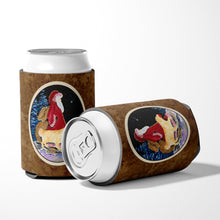 Load image into Gallery viewer, Santa Claus with  Golden Retriever Can or Bottle Beverage Insulator Hugger