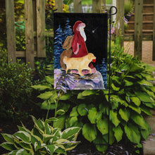 Load image into Gallery viewer, Santa Claus with  Golden Retriever Garden Flag - Outdoor Decorative Yard Flag