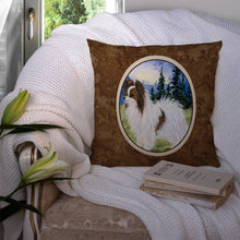 Load image into Gallery viewer, Papillon Throw Pillow - 14x14 Decorative Pillow – Art for Your Home &amp; Patio