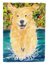 Load image into Gallery viewer, Golden Retriever Flag Canvas House Size