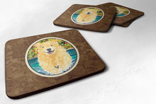 Load image into Gallery viewer, Golden Retriever Coasters - Set of 4 Lightweight Foam, Absorbent Drink Coasters