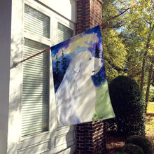 Load image into Gallery viewer, Great Pyrenees Flag Canvas House Size