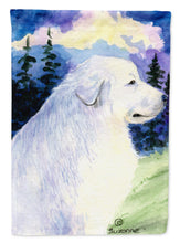 Load image into Gallery viewer, Great Pyrenees Flag Canvas House Size