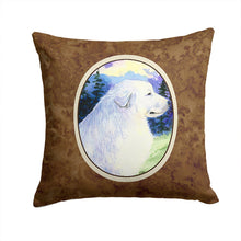 Load image into Gallery viewer, Great Pyrenees Throw Pillow - 14x14 Decorative Pillow – Art for Your Home &amp; Patio