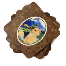 Load image into Gallery viewer, Norwich Terrier Coasters - Set of 4 Lightweight Foam, Absorbent Drink Coasters