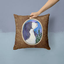 Load image into Gallery viewer, English Springer Spaniel Throw Pillow - 14x14 Decorative Pillow – Art for Your Home &amp; Patio