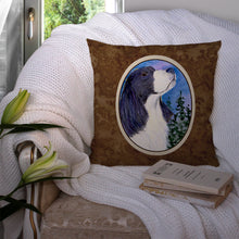Load image into Gallery viewer, English Springer Spaniel Throw Pillow - 14x14 Decorative Pillow – Art for Your Home &amp; Patio