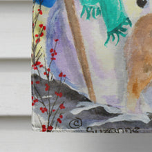 Load image into Gallery viewer, Snowman with Australian Shepherd Flag Canvas House Size