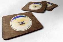 Load image into Gallery viewer, Pomeranian Coasters - Set of 4 Lightweight Foam, Absorbent Drink Coasters