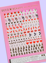 Load image into Gallery viewer, "Sugar &amp; Spice" Deco Beauty Nail Art Stickers