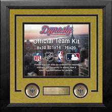 Load image into Gallery viewer, New Orleans Saints Custom NFL Football 11x14 Picture Frame Kit (Multiple Colors)