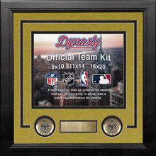 Load image into Gallery viewer, New Orleans Saints Custom NFL Football 16x20 Picture Frame Kit (Multiple Colors)