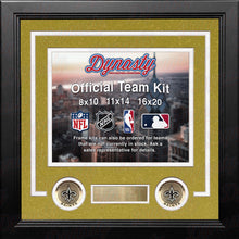 Load image into Gallery viewer, New Orleans Saints Custom NFL Football 16x20 Picture Frame Kit (Multiple Colors)