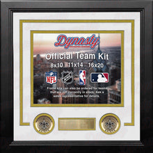 Load image into Gallery viewer, New Orleans Saints Custom NFL Football 11x14 Picture Frame Kit (Multiple Colors)