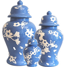 Load image into Gallery viewer, Sakura Ginger Jars in French Blue