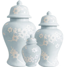Load image into Gallery viewer, Sakura Ginger Jars in Hydrangea Light Blue