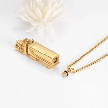 Load image into Gallery viewer, 18 Wheeler Semi Truck Urn Necklace