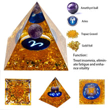 Load image into Gallery viewer, Your Zodiac Essence Crystal Pyramid