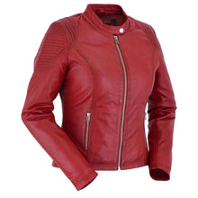 Load image into Gallery viewer, Cabernet - Women's Fashion Leather Jacket