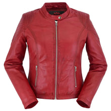 Load image into Gallery viewer, Cabernet - Women's Fashion Leather Jacket