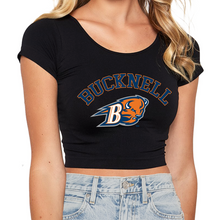 Load image into Gallery viewer, Bucknell Black Babydoll Tee