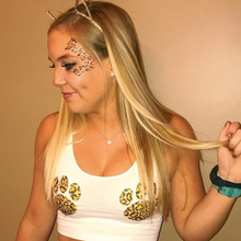 Load image into Gallery viewer, Cheetah Crop Tank Top