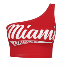 Load image into Gallery viewer, Miami University Red One Shoulder Top