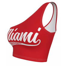 Load image into Gallery viewer, Miami University Red One Shoulder Top