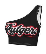 Load image into Gallery viewer, Rutgers Lightning One Shoulder Top