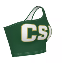 Load image into Gallery viewer, Colorado State Green One Shoulder Top