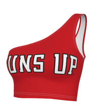Load image into Gallery viewer, Texas Tech Guns Up One Shoulder Top
