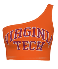 Load image into Gallery viewer, Virginia Tech Orange One Shoulder Top