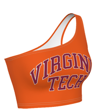 Load image into Gallery viewer, Virginia Tech Orange One Shoulder Top