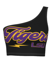 Load image into Gallery viewer, LSU Lightning One Shoulder Top