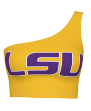 Load image into Gallery viewer, LSU Yellow One Shoulder Top