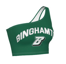Load image into Gallery viewer, Binghamton Green One Shoulder Top