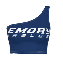 Load image into Gallery viewer, Emory Navy One Shoulder Top