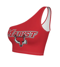 Load image into Gallery viewer, Marist Red One Shoulder Top