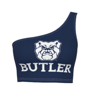 Load image into Gallery viewer, Butler Navy One Shoulder Top