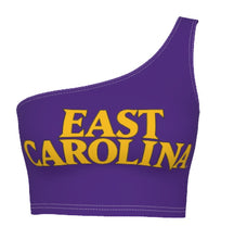 Load image into Gallery viewer, ECU Pirates Purple One Shoulder Top