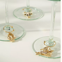 Load image into Gallery viewer, Zodiac wine charm gift set